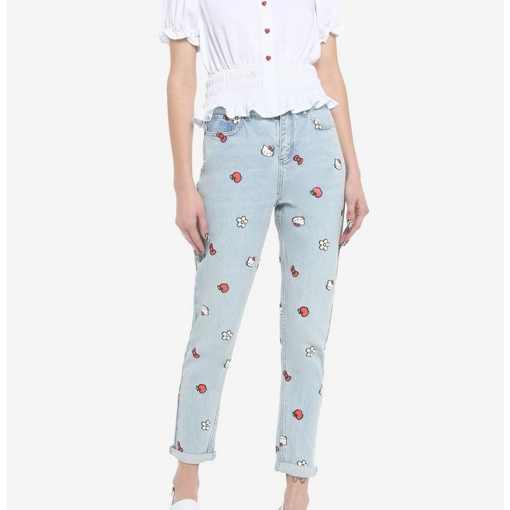 Hello Kitty Mom Jeans